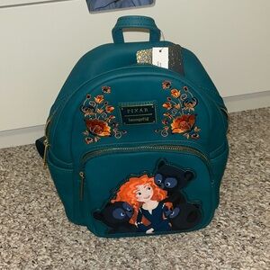 Loungefly mini backpack. Merida with 3 bears from Brave
